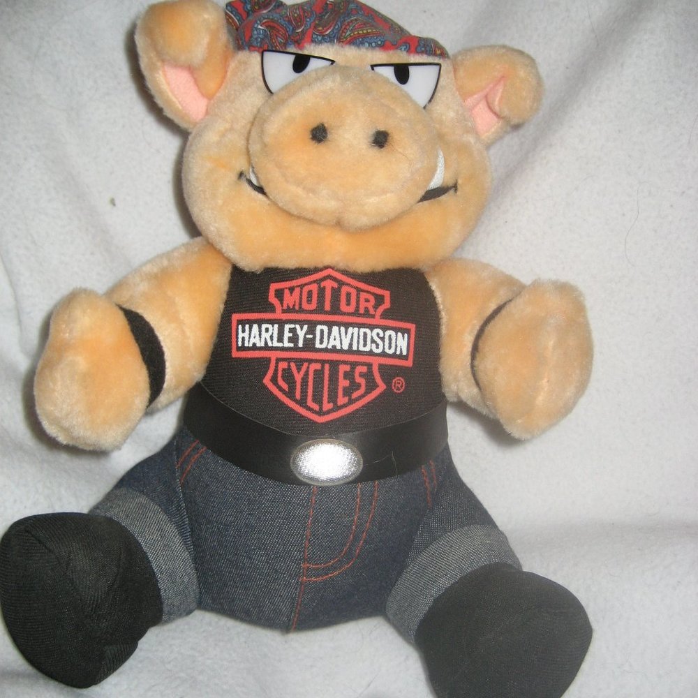 Harley Davidson stuffed hog - Picture 1 of 1